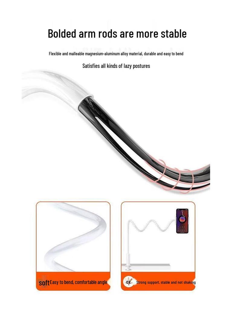 Verstellbarer Bett- & Tisch-Tablet-/Handy-Ständer für Live-Streaming