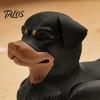 3D Printed Rottweiler Dog Duck Figurine, Funny Dog Duck Ornament, Desktop Entry Car Ornament Creative Decoration