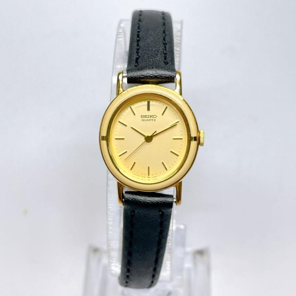 166 SEIKO Quartz New Working Condition Women's Watch, Battery, Gold