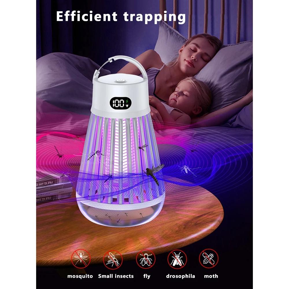 Electric Mosquito Lamp USB Charging Two-In-One Portable Mosquitoes Household Portable Outdoor Electric Shock Mosquito Killer