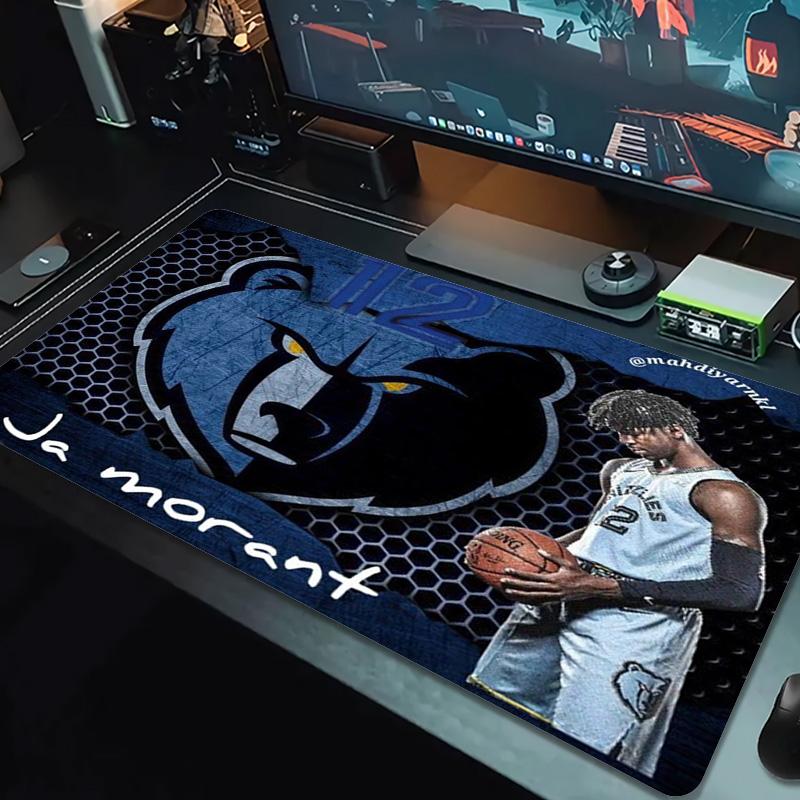 Ja Morant Poster Color Mouse Pad Large Gaming Table Cushion Non-slip Laptop Tablet Big Mousepad XXL Mat Mini PC Playmat With Lock edge