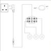 Kit Luci Sottopensile, Set da 3, Luci a Disco LED, 7,5W, 750LM, Bianco Freddo, Illuminazione per Vetrine, Luce a Disco per Cucina, Armadio, Bancone,
