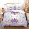3D Single/double Bed Bedding Set with Palace Style Retro Flower Down Duvet Cover 2/3pcs AU210 * 240 Full Size Quick Drying Soft Home Textile