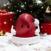 Christmas Table Figurines Santa Hat Shape Desktop Figurines Santa Hat Desktop Sculpture For Living Room Shelf Table Study