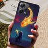 For Redmi Note 12 Pro 5G Case Note12 Covers Soft TPU Black Silicone Cover for Xiaomi Redmi Note 12 Pro+ 5G Plus Cartoon Painted