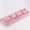 4 Slots Velvet Jewelry Organizer with Soft Pillow Watches Display Holder  Bracelet Bangle Watches