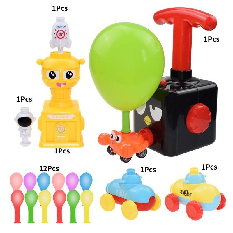 Exciting Air-powered Balloon Car For Kids Educational Toy With Multiple Colors