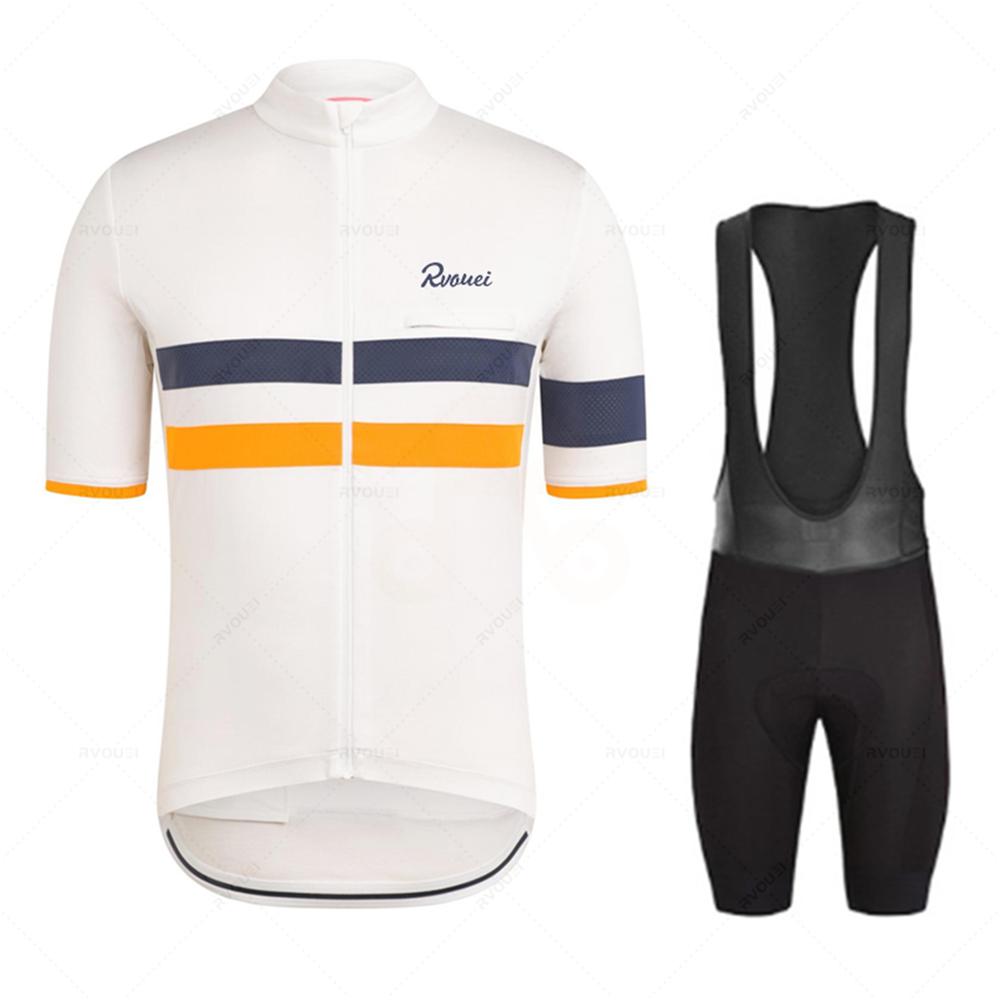 Rvouei 2026 New Cycling Clothing Road Bike Wear Racing Clothes Quick Dry Men's Bicycle Jersey Set Ropa Ciclismo Maillot Hombre