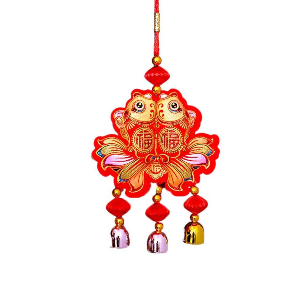 Hanging New Year Fish Pendant Chinese New Year Spring Festival Ornament  Living Room