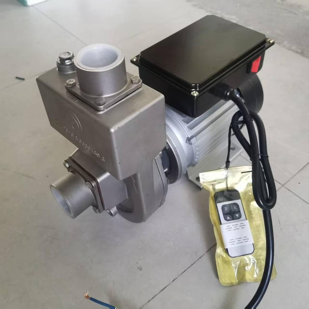 304 Stainless Steel Self-Priming Centrifugal Pump, Corrosion and High-Temperature Resistant, DC Brushless, 24v-72v, Acid and Alkali Resistant.