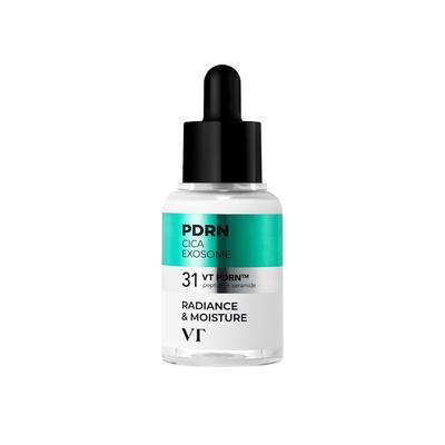 KOSMETIK PDRN Cica Exosom Ampulle 30ml, Straffendes Serum mit Peptid & Ceramid für Anti-Aging