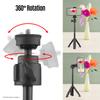 Lightweight Portable Mini Tripod Extendable Tripod Stand Handle Grip with 4 Levels of Adjustable Height for Phone