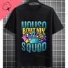 Funny Astronaut  Vacuum Cleaner Space Graphic Tshirt Short Sleeve 100 Cotton Round Neck Humor Style Casual Fashion Tshirt