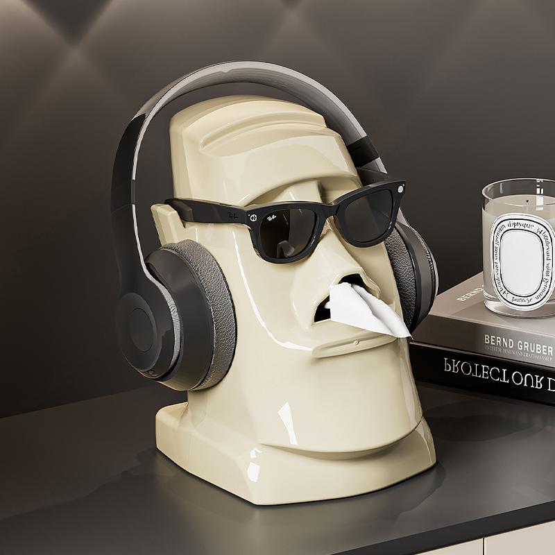 Desktop Storage Box Glasses Earphone Storage Rack Office Organizer Desk Student Dorm Room Coffee Table Paper Tissue Box