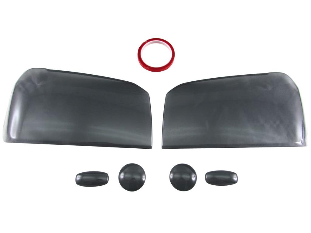 BRIGHTZ Smoked Headlight Cover Set for Taft Compatible with and 910 LA900S/LA910S [SMO-ETC-004] LA900, LA910, A900, A910, 900,