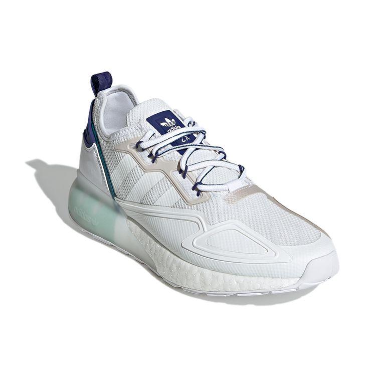 Adidas Originals ZX 2K Boost Fabric Comfortable Retro Sports Lightweight Low-Top Lifestyle Casual Shoes Unisex Sneakers White Blue Gray GY3548