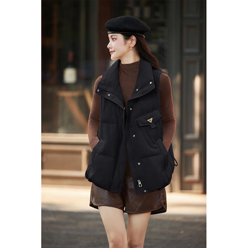 Yiliteng Women's Korean Style Lightweight Duck Down Vest YTMJH3705