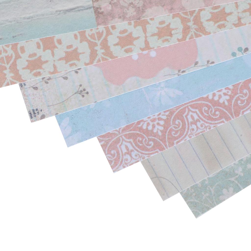 Lot de 42 feuilles de papier de fond pour journal, album photo à motifs multiples, accessoires décoratifs rétro