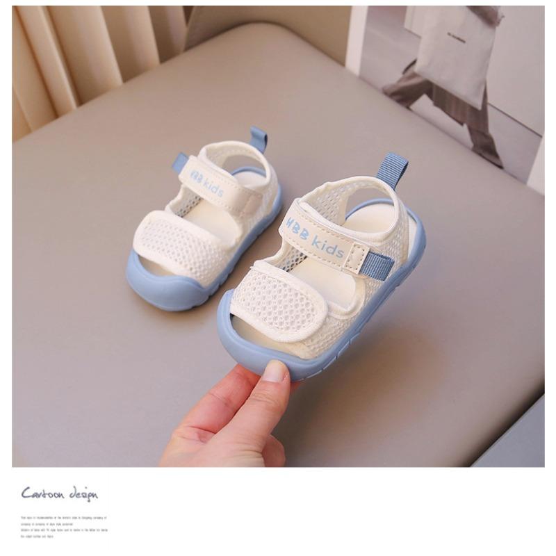 Baby Sandals Mesh Breathable Versatile Casual Bag Head Soft-soled Shoes 1-3 Years Old Girls Baby Toddler Shoes Jelly Shoes