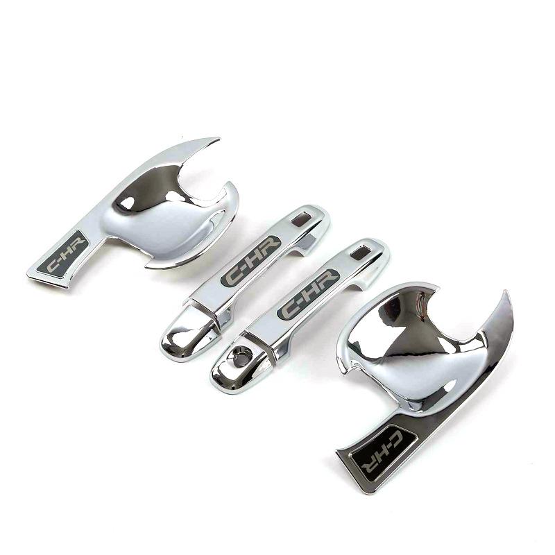 Toyota CHR/IZOA 18-21 Ochranná lišta proti poškrábání kliky dveří a samolepka do misky