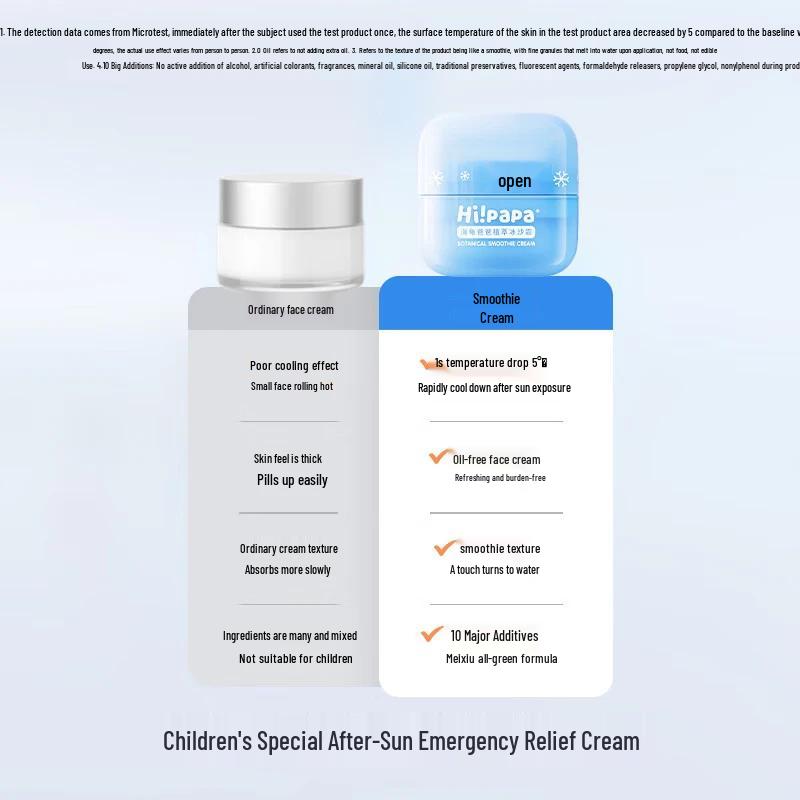 Hi!papa Plant Extract Soothing & Moisturizing Sorbet Cream