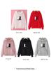 2026 Autumn Women's Korean-Style Oversized Hoodie with Velvet
