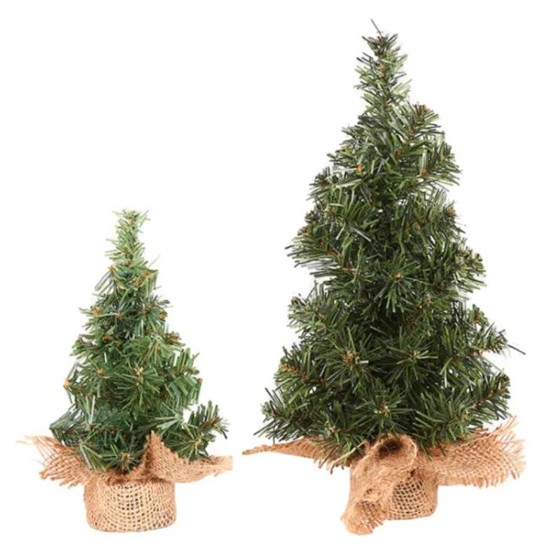 

20/30/40CM Christmas Tree Desktop Mini Xmas Trees for Home Decoration Children DIY Handicraft New Year Christmas Ornament Gift 30CM