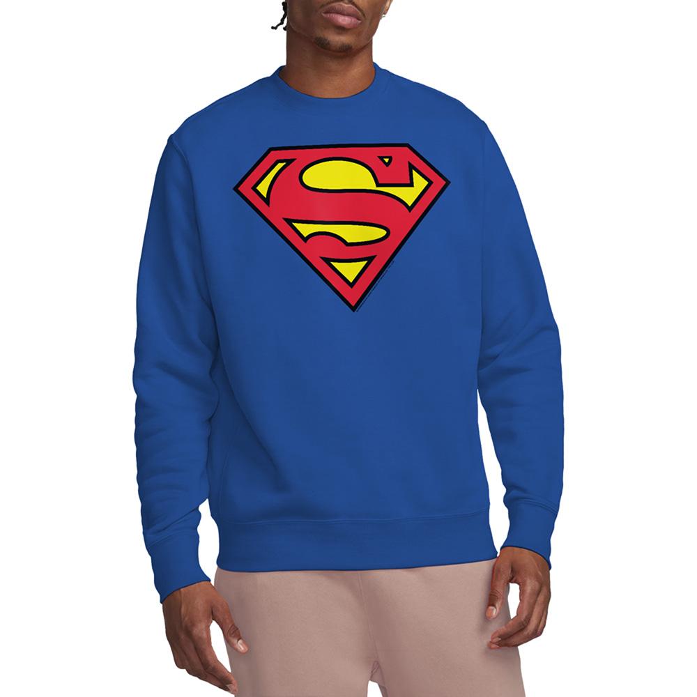 Superman Unisex Adult Logo Sweatshirt