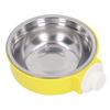Hanging Pet Food Bowl Stainless Steel Thickening Fixed Pet Cage Single Bowl for Cats Dogs