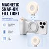 Magnetický Grip Stabilizátor pro Fotoaparát Telefonu, Bluetooth Dálková Spoušť s Ovládáním Zoomu, Ruční Stabilizátor proti Třesení pro Fotografování ze Smartphonu
