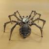 Time Spider Stainless Steel Static Mechanical Insect Model Handicraft DIY Assembly Toy Finished Punk Decoration