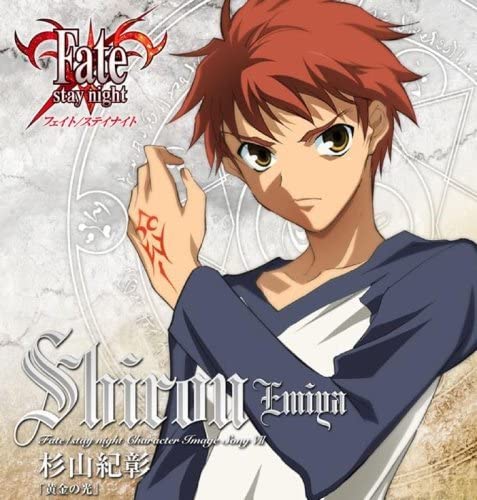CD ANIME, SHIROU EMIYA (NORIAKI SUGIYA - Fate/Stay Night Character Image Son GNCA0051 Japan Anime/Game Used