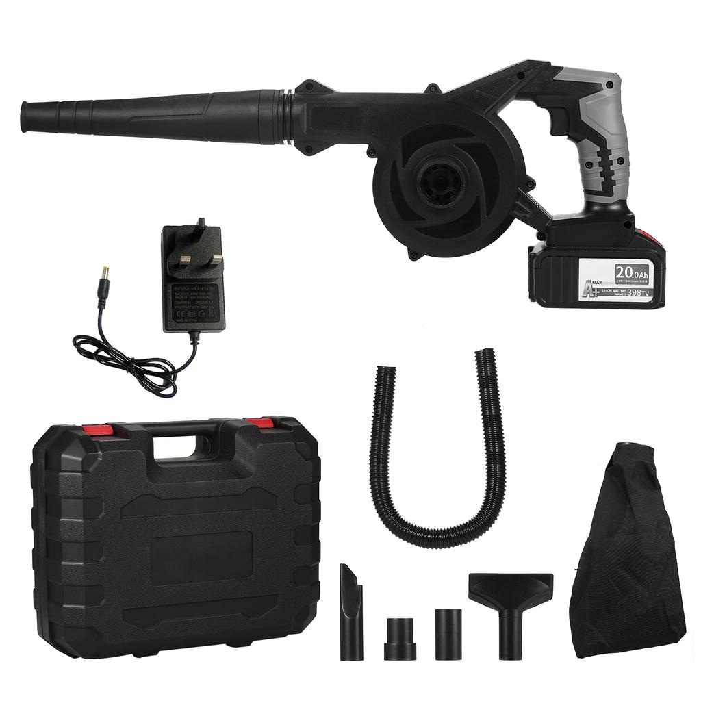 უსადენო ფოთლოვანი 21V 4.0A Lithium 2 in 1 Sweeper and Vacuum Electric Air Blower კომპიუტერი
