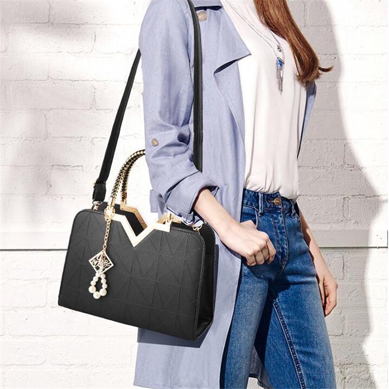 Luxury Design Handbag Women PU Leather Fashion Brand Crossbody Bags Large Capacity Shoulder Messenger Bag