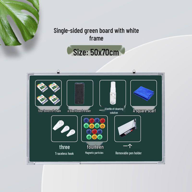 Children's Erasable Magnetic Blackboard for Home, Teaching, and Office Use