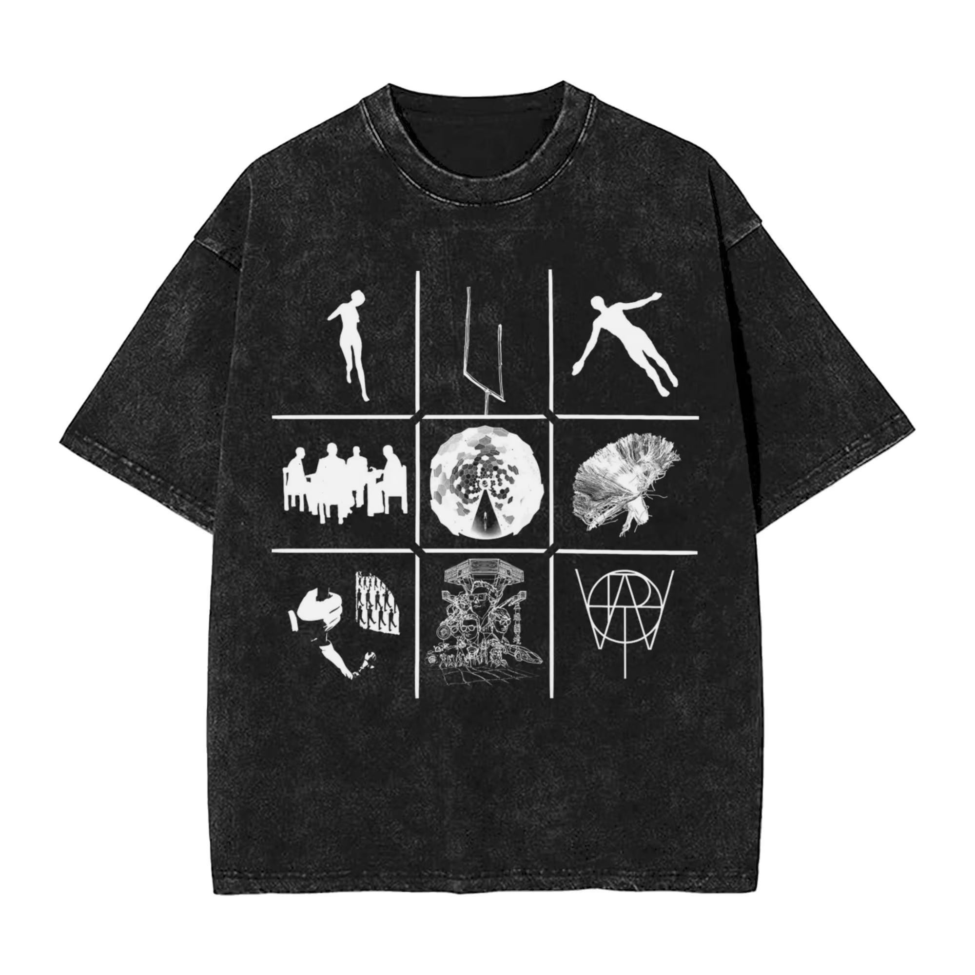 

Minimalist Graphic Printed T Shirts Streetwear Vintage Washed T-Shirts for Men Women Short Sleeve Tees 3XL