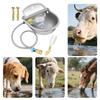 Automatic Cattle Water Fountain Stainless Steel Feeders Bowls For Livestock Intelligent Float Valve Design Livestock Dispenser