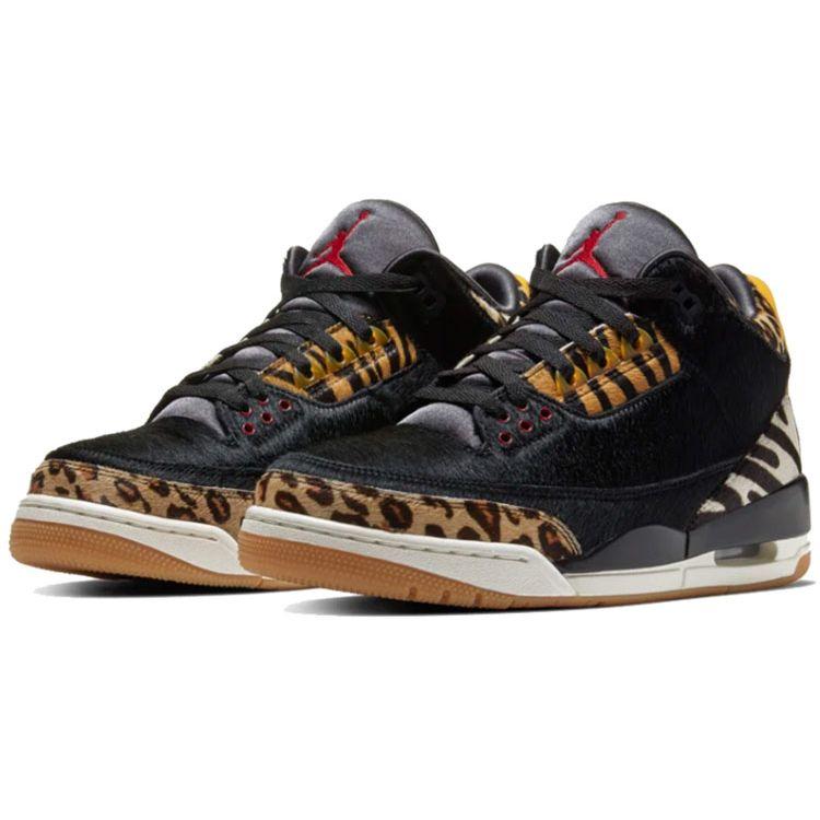 Air Jordan 3 Retro SE Animal Instinct Unisex Spor Ayakkabı Siyah Koyu Mocha Halat CK4344-002