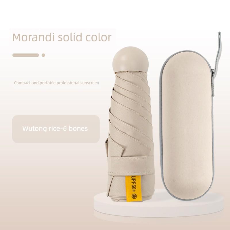 Dual-Use Umbrella for Women, Sun Protection, Uv Protection, Pocket Umbrella, 40% off Flat Sun Umbrellas, Compact Sunshade Umbrella