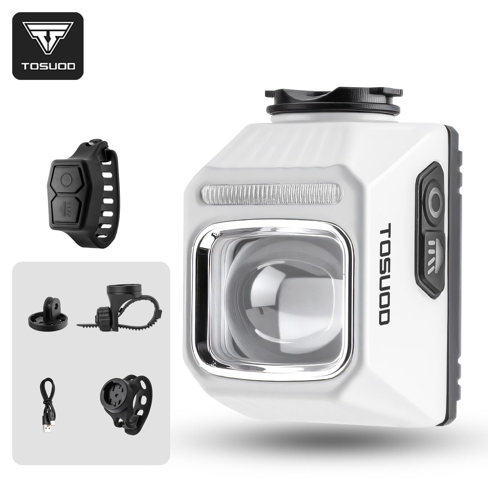 TOSUOD Bike Headlight Lumen GoPro Hanging Ultra Bright Wireless Remote Cut Of Line Bicycle Front Lamp MTB Road Cycling CBLb10-03