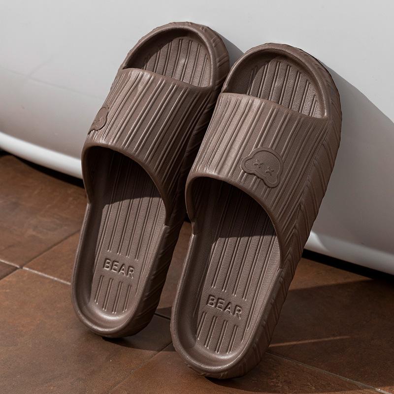 EVA Couple Cool Slippers Women's Summer Indoor Home Home Bathroom Bathing and Stepping On Shit Thick Soft Bottom Non-slip Outer Wear Men
