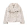 Western Style 2023 Autumn and Winter New Women Clothes Versatile Artificial Fur Effect Short Coat 4360240 712
