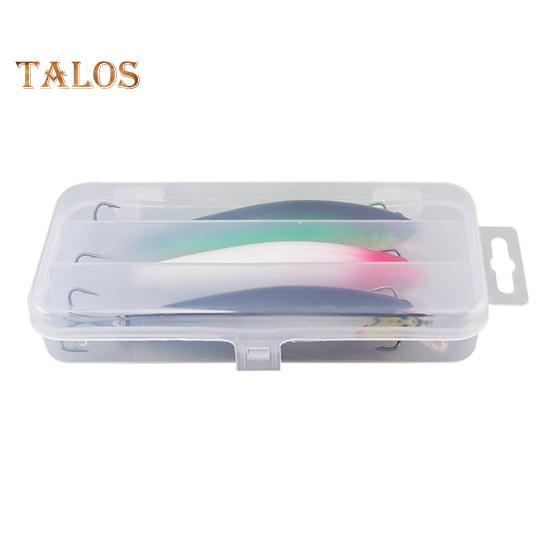 

3 шт. 10 см/9,5 г приманка для ловли гольяна с тройным крючком в виде языка, искусственная приманка для дальнего заброса, аксессуары для ловли пресноводной соленой форели и окуня 3pcs