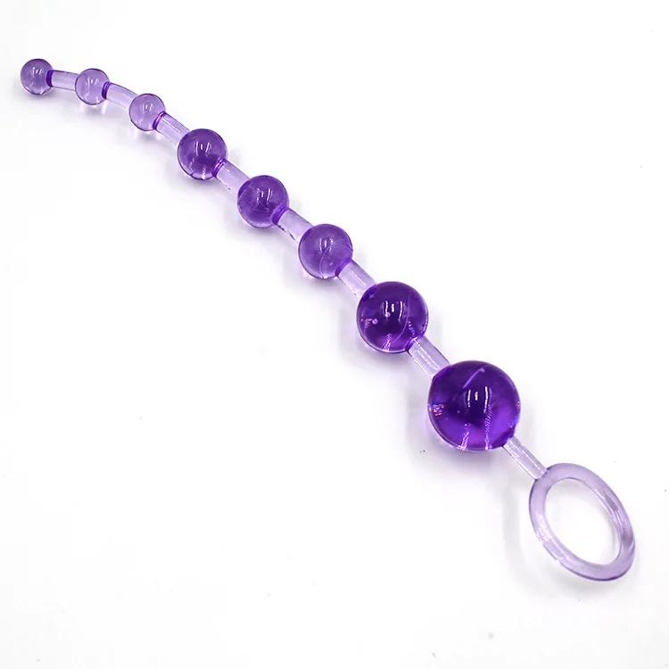 Stimolatore anale Perline a sfera Butt Plug Masturbazione Senza vibratore Giocattoli del sesso per adulti Prodotti per donne Uomini Coppie gay