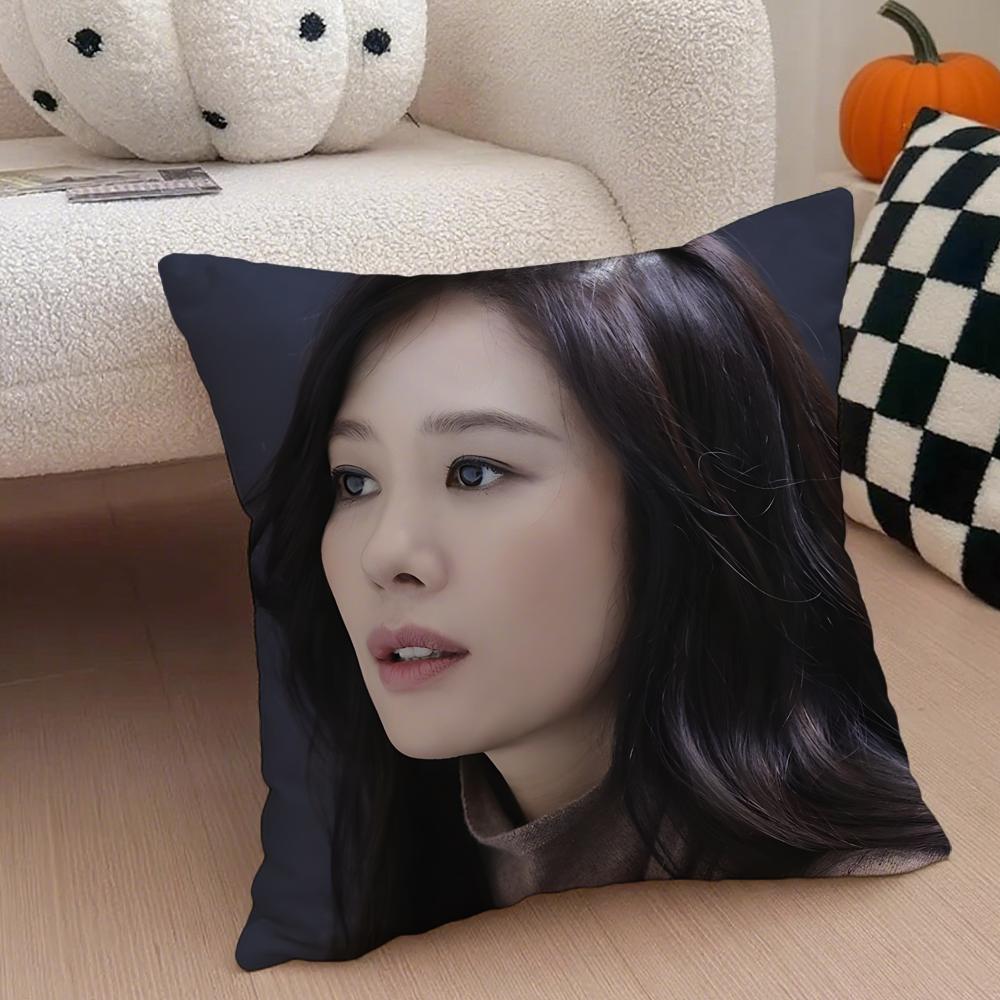 actor intelligent KKim Hyun Joo Cushion Cover Throw Pillow Cover Hidden Button Durable Polyester Chair Cushion 30X30cm