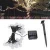 Outdoor Solar String Lights Decorative 8 Modes Waterproof 21.3ft 30 Bulbs LED Solar String Lights for Garden Patio Yard