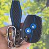 Anti-slip Silicone Key Shell With Keychain For Renault Megane Espace Duster Logan Fluence Clio Dacia Sandero Auto Key Fob