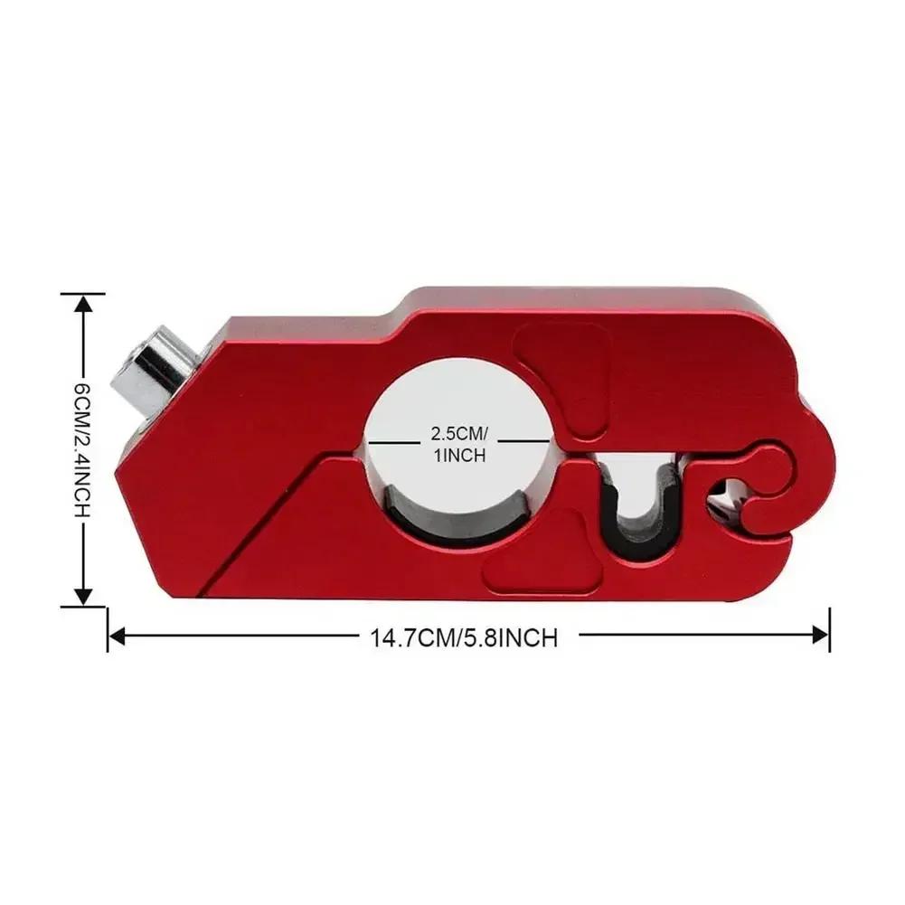 New Motorcycle Handlebar Lock Anti-theft Lock Motorcycle Electric Vehicle Aluminum Alloy Lock Solid Imitating Steal Locks