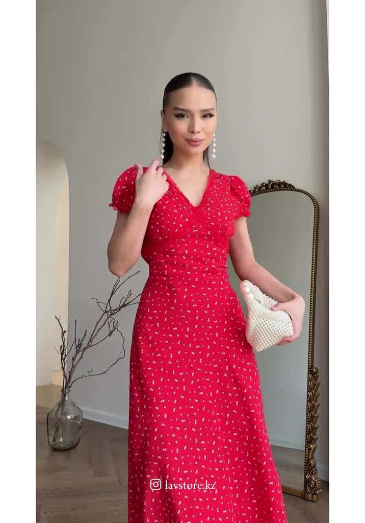Elegantes Retro-Kurzarm-Taillenbetonendes Kleid für Damen, Frühjahr 2025