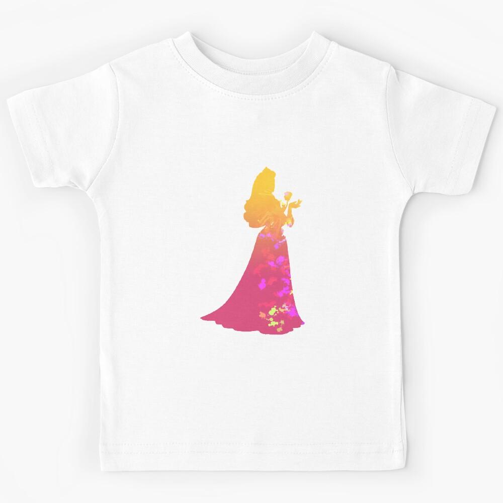 Princess Inspired Silhouette Kids T-Shirt 170